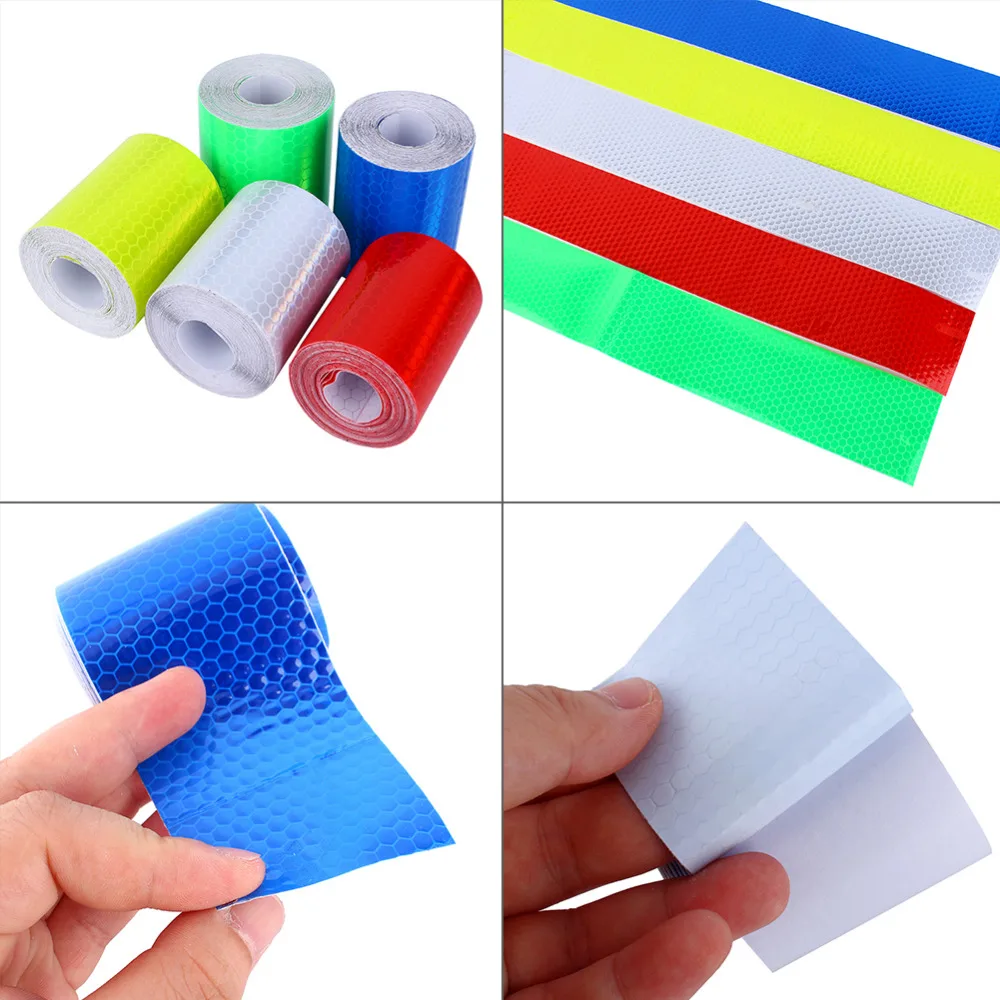 Buy 5x300cm Durable PVC Reflective Safety Warning