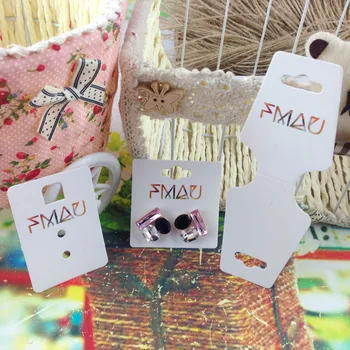 

Necklace Display card Custom Earring Card Custom LogoName Ring Card Custom Design MOQ : 1000PCS Each Item Printting Logo