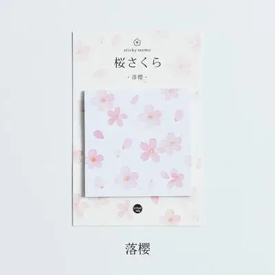 30 листов/блокнот японский Fujisan Sakura Sticky Note Book Kawaii бумага Блокнот Наклейка для планировщика Post милые офисные канцелярские принадлежности - Цвет: A