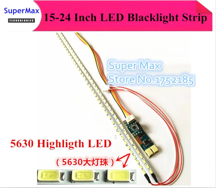 Universal Highlight Dimable LED Backlight Lamps Update kit Adjustable ...