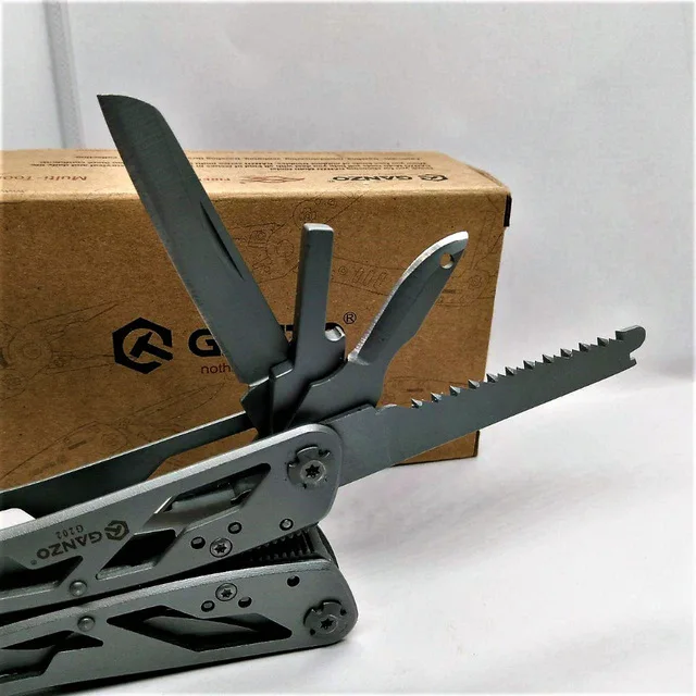 Ganzo 26 in 1 Stainless long nose EDC G202 Folding multi plier tool portable knife hand tools sets folding tools
