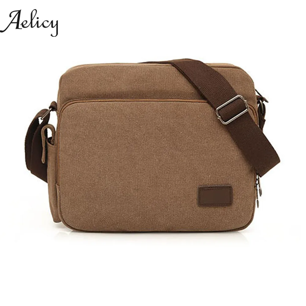 Aelicy canvas shoulder bags men bags canvas bucket shoulder bag vintage ...