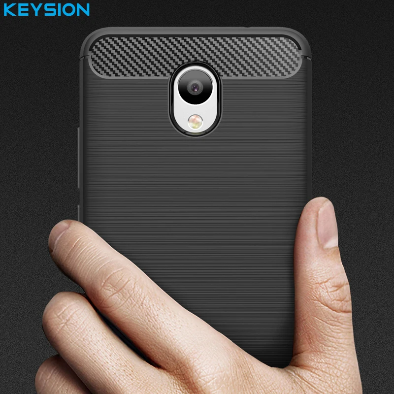 

KEYSION Case for Meizu M5 Note Cover Carbon Fibre Brushed TPU Silicone Phone Cases for Meizu Meilan Note 5 Mobile Phone Bag