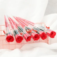 1 шт. ароматизированное мыло для ванны, Розовое Мыло, лепестки цветов на свадьбу, День Святого Валентина, День матери, подарок на День учителя, вечерние принадлежности для декора