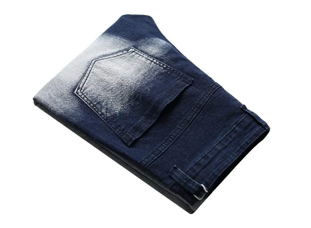 2018 мужские рваные джинсы облегающие сексуальные мужские строчки прямые джинсы молния хип-хоп Повседневная Уличная одежда