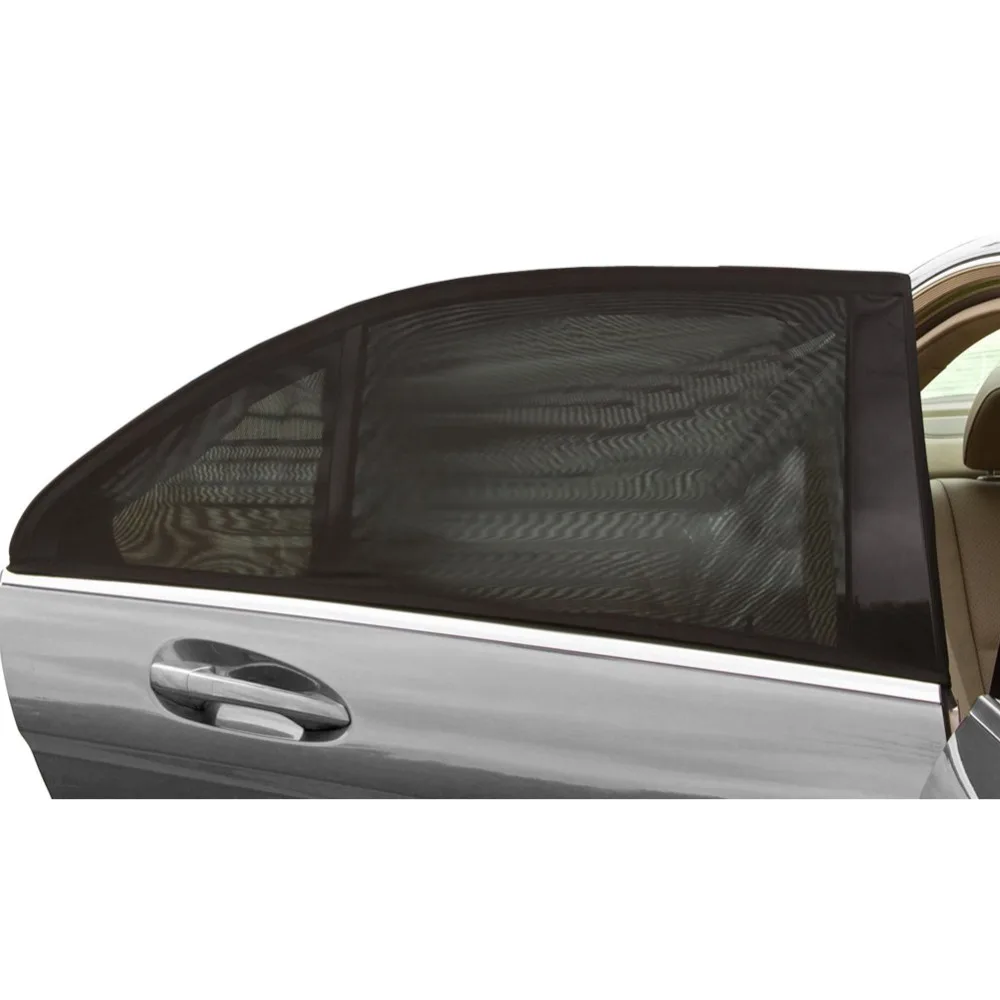 2x Car Rear Window UV Mesh Sun Shades Blind Kids Car Shade Window