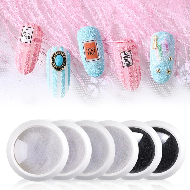 

Nail Glitter Pigment Powder Discolor Nail Art Glitter Rub Press On Nails Hairy Fluff Glitter for Nail Design Manicure NEA