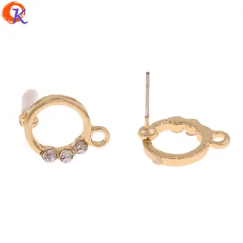 

Cordial Design 100Pcs 11*13MM Jewelry Accessories/Earrings Stud/Round Shape/DIY Parts/Jewelry Making/Hand Made/Earring Findings
