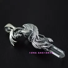 Восточная Вибрация белая Хрустальная колонна Летающий кулон