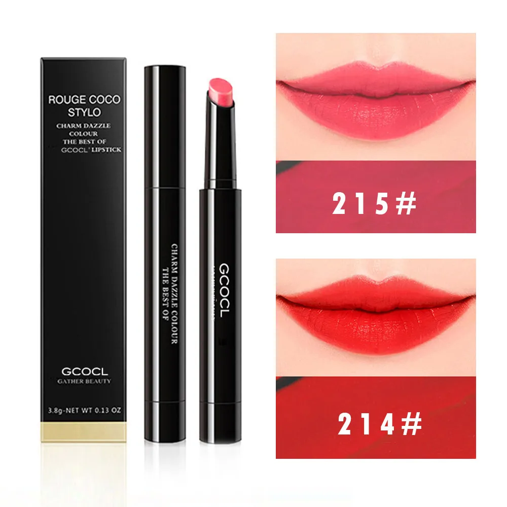 Matte Lipstick Makeup Long Lasting Pigment Lip Stick Natural Cosmetic Waterproof Sexy Red For Woman Beauty |