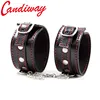 Collar de cuero anillo de mano pequeño esposas tobillo-Puños Bondage Boutique fetiche Cosplay juguete del sexo para par esclavo regla jugar ► Foto 1/6