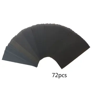 

72pcs Wet Dry Abrasive Paper Sheets Waterproof Polishing Sandpaper Grinding 400 600 800 1000 1200 1500 2000 2500 3000 Grit 'zt