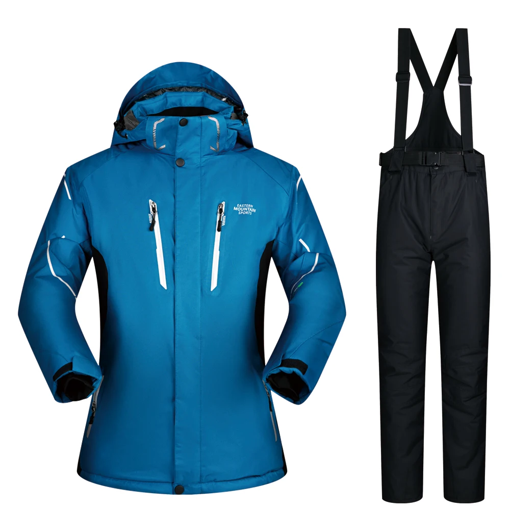 Best Seller Ski Suit Men Winter 2018 Waterproof Windproof Thicken Warm Snow Clothes Men Ski Sets
