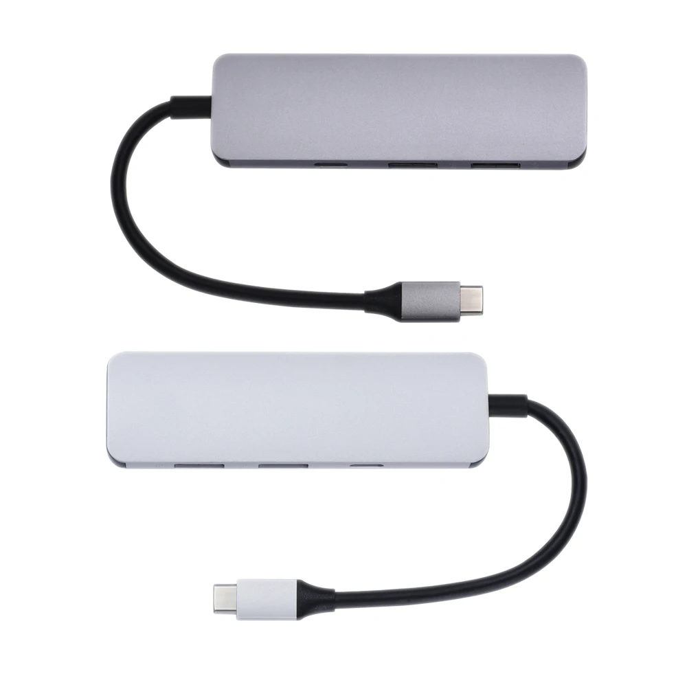 Горячее предложение-5 в 1 type C концентратор 4K HDMI выход 2 USB 3,0 порт SD/TF кард-ридер USB-C конвертер многопортовый адаптер для MacBook Pro Chrom