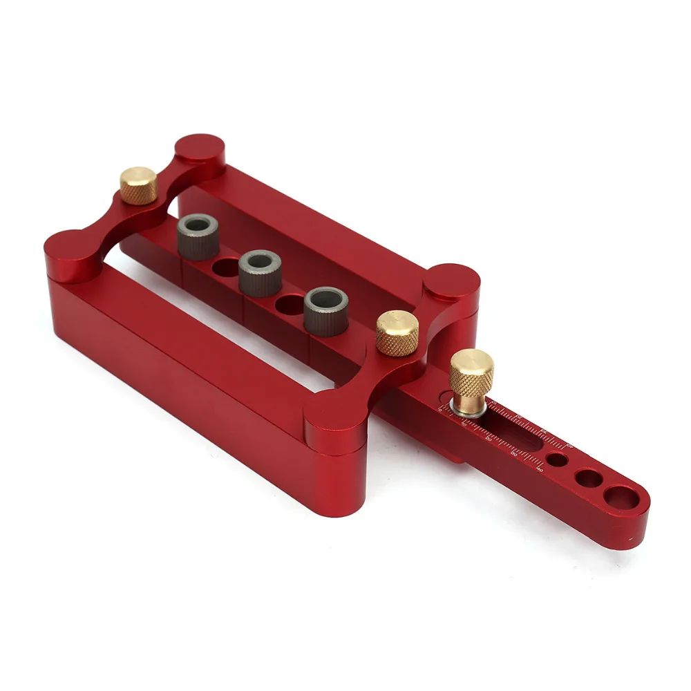 6//8 //10mm Self Centering Dowelling Jig Metric Dowel Wood Drill Holes Kit Tools