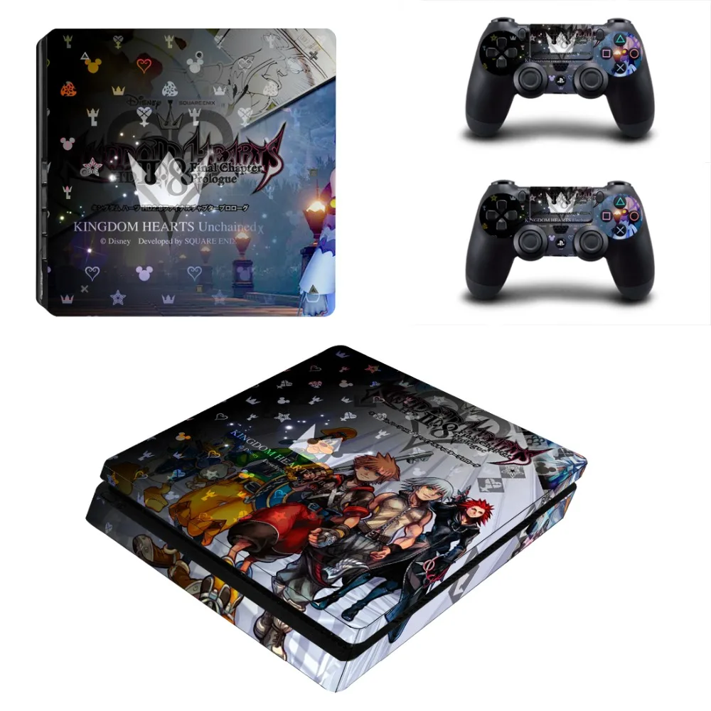 Виниловые наклейки для игровой приставки 4 и 2 контроллеров PS4 Slim Skin|Наклейки| |