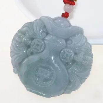 

Buy pendant send pendant chain Pure manual sculpture vase bat pendant Tie-in beads charm men and women