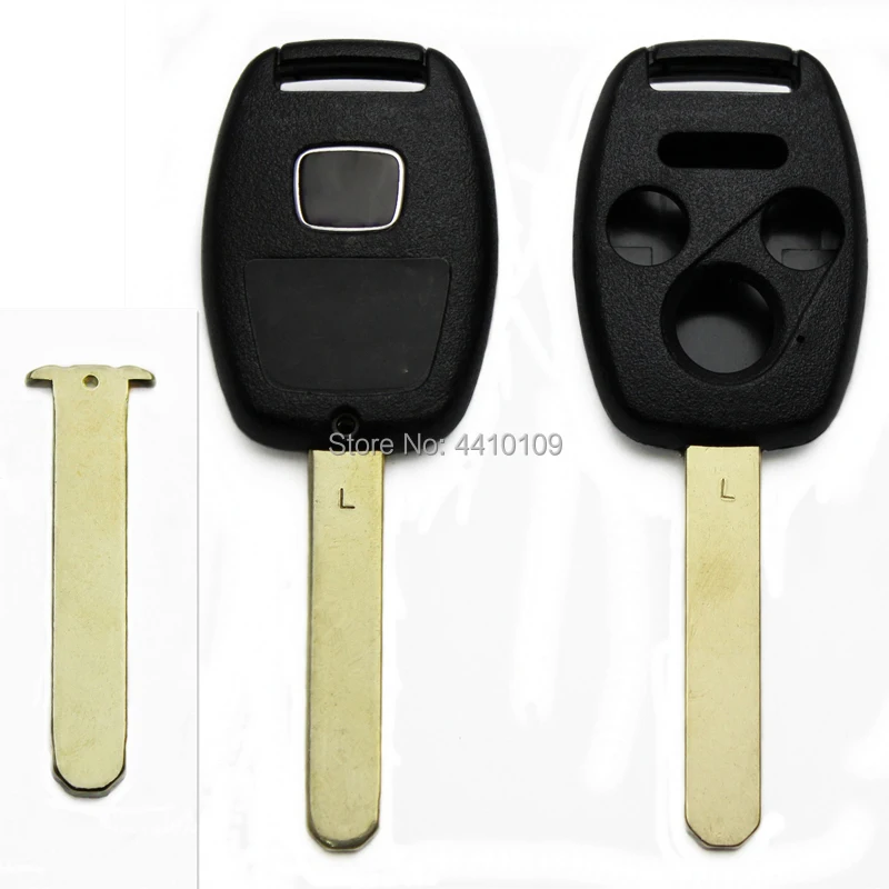 

Blank Remote Key Shell Replace For Honda Accord Civic CRV Pilot FOB Key Case Cover With Logo