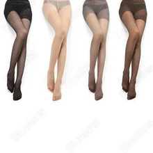 Лидер продаж, партиями по 5 пар; пикантные, на стопу большого размера, Для женщин длинные чулки для девочек тонкие сплошные колготки трусики, 8MHW