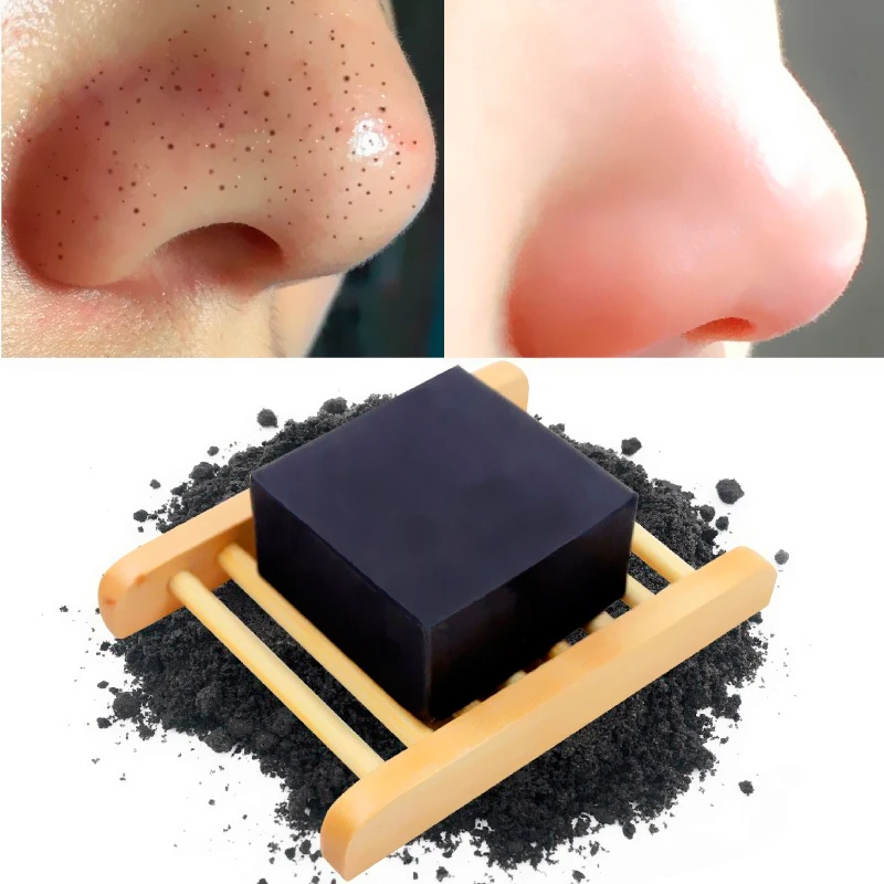 Новинка, средство для удаления токсинов кожи и черных точек, очищающее поры носа, мыло бамбук и уголь, лечение акне, черное глубокое очищение кожи, уход