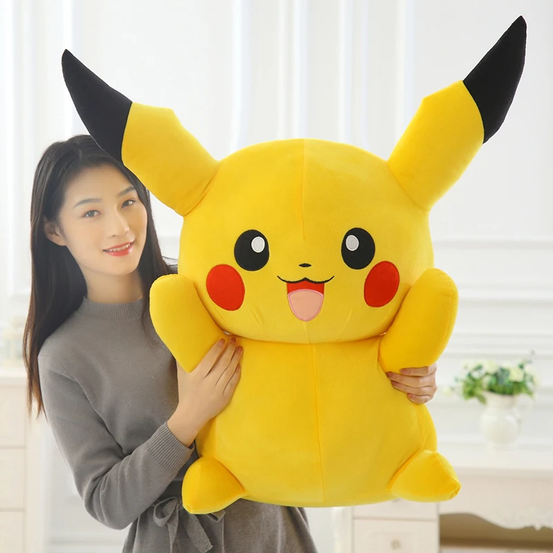25 cm pequeño Kawaii Pikachu dibujos animados Peluche animales de Peluche muñecas juguetes suaves Peluche Oyuncak Bebek juguetes para niños Cojines