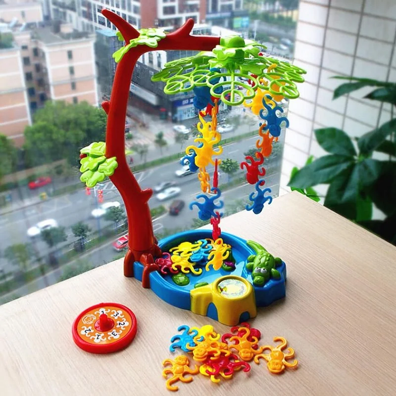 

Monkey playing on the swings parent-child interactive game teaching aids educational toys Family Party Game Toy