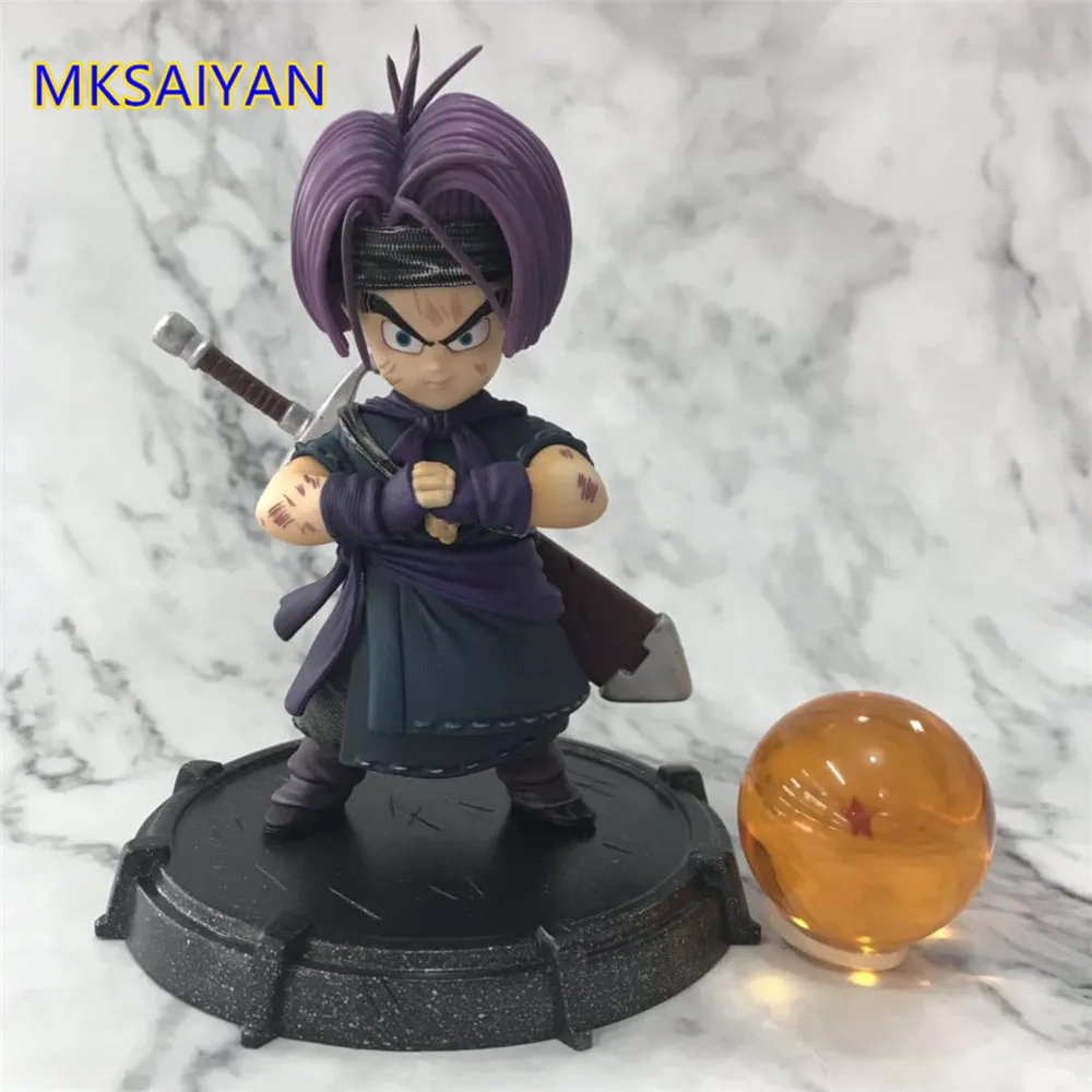Dragon Ball Z Super Saiyan Trunks Kid Action GK Resin Statue Goku Figure Anime Baby Toys Collectible Decoration Model Doll Gift