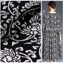 Шелковый крепдешин ткань летний индивидуальный принт на ткани 100 шелк ткань цифровой струйный Шелковый Ткань платье шелковая ткань