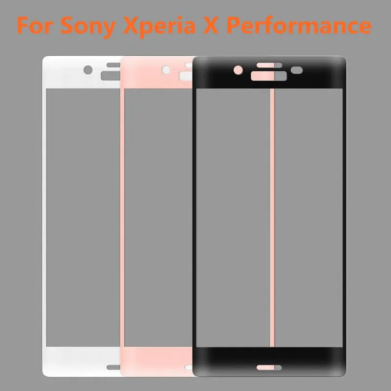 100 шт./лот 3D изогнутое закаленное Высокопрочное Стекло для Sony Xperia X Производительность полной Экран крышка Экран Защитная пленка для F8131 F8132