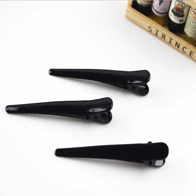 10Pcs DIY Black Metal Single Prong Hairstyle Alligator Hair Clip Large Barrettes Headwear For Women Wholesale Hairpin 10Pcs DIY Black Metal Single Prong Hairstyle Alligator Hair Clip Large Barrettes Headwear For Women Wholesale Hairpin