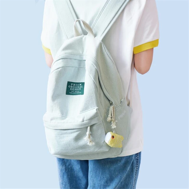 Japan&Korean Canvas Backpacks for Teenage Girls Middle School Students