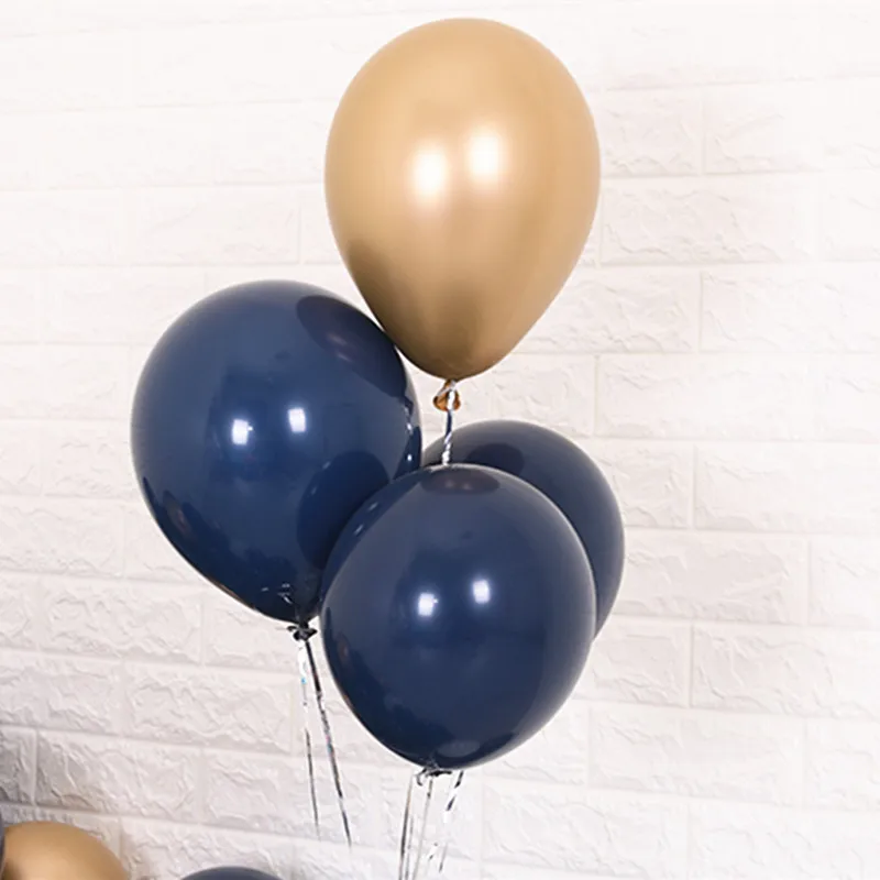 5 дюймов 12 дюймов 18 дюймов латексные шары Новые сияющие темно-синие цвета свадебные юбилейные декоративные балоны DIY праздничные шары