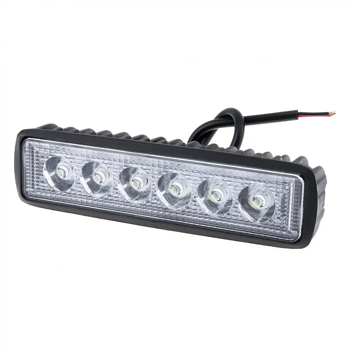 18W 1000LM Bright Spot Light 6 LEDs Work Light Bar Car Driving Fog Lamp Offroad for Truck/Motorcycle/Car/Boat Work Light