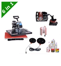 dhl free Multifunctional Sublimation Heat Press Machine 6 in 1