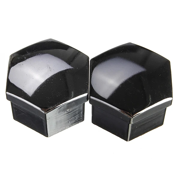 Серый 20pcs 19mm Car Styling Tyre Wheel Hub Covers Caps Bolts Covers Nuts Alloy Wheel Protector - Цвет: Серый