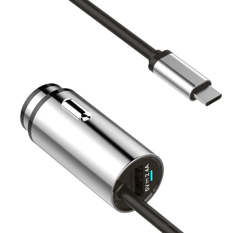 LEORY зарядных порта USB для автомобиля Зарядное устройство для USB C кабель телефон зарядное устройство автомобиль Тип C для samsung S10 S9 плюс S10 для huawei для Xiaomi быстро Зарядное устройство