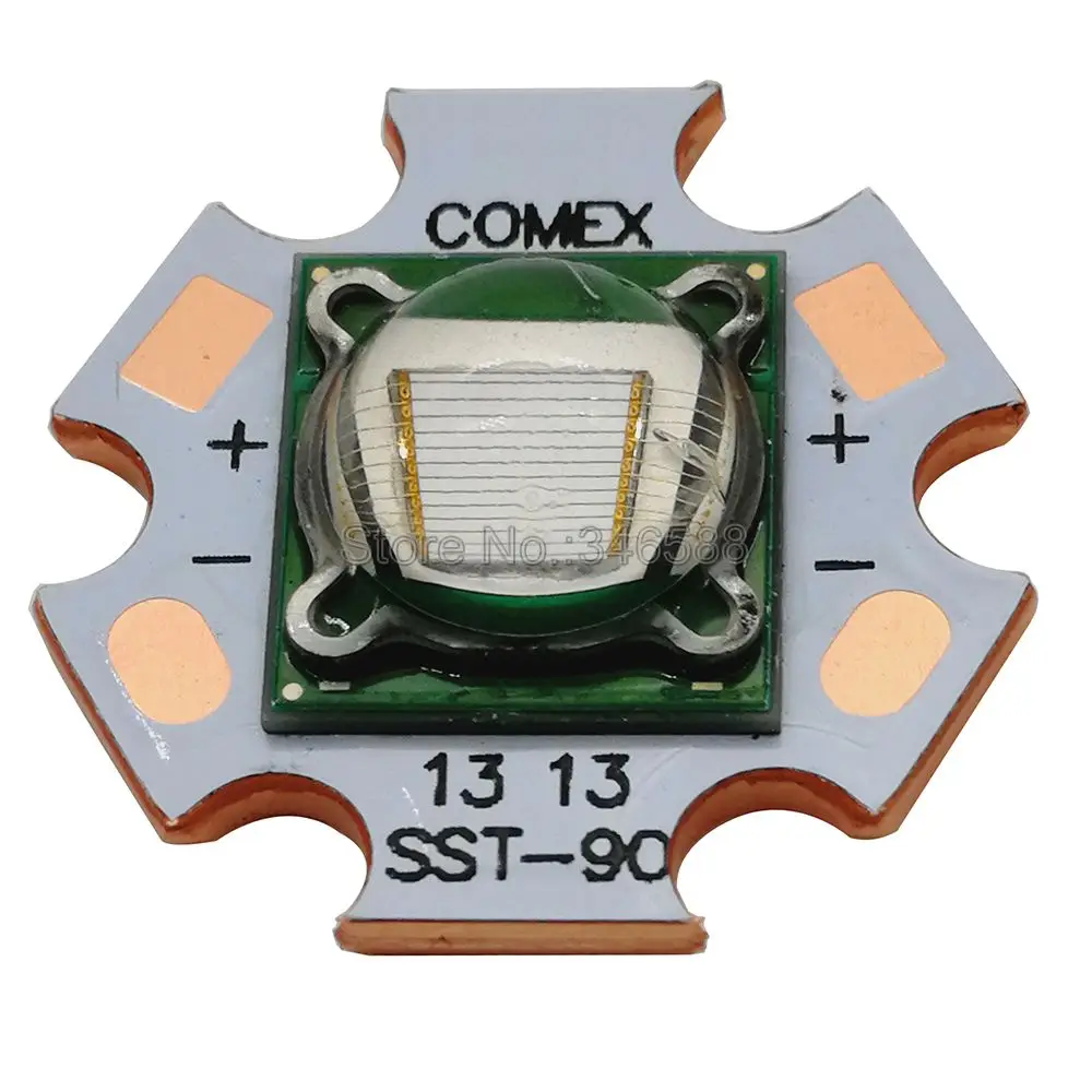 30 Вт Luminus SST-90 SST90 холодный белый 6500 К-7000 к синий 455 нм высокая мощность светодиодный светильник 3,2-3,4 в 5-7а для сценический светильник ing