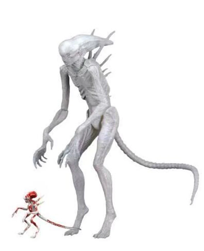 Movie AVP Aliens vs Predator Figure Series Alien Covenant Xenomorph Neomorph Creature Pack Toy Action Figures Model Toy Gift (8)