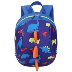 Новая детская игрушка школьная сумка мультфильм Динозавр принт мини плюшевый рюкзак дети открытый дорожная сумка студент Детский сад