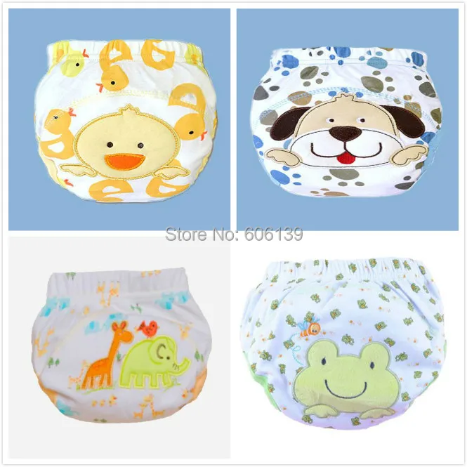 Трусы Детские Водонепроницаемые 4 шт./лот|newborn underwear|newborn pantiespotty pants |