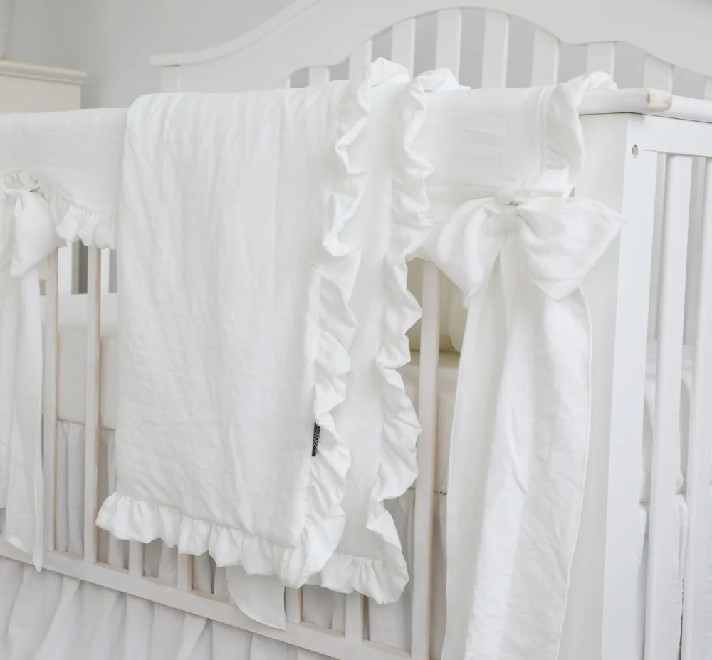 blush pink baby bedding