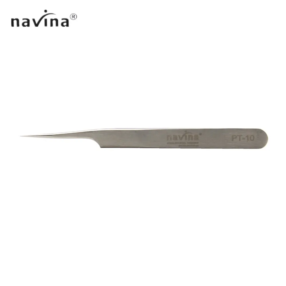 NAVINA Pro Flase щипцы для ресниц безопасный Антистатический пинцет из нержавеющей стали ремонт часов техническое обслуживание инструменты для наращивания ресниц