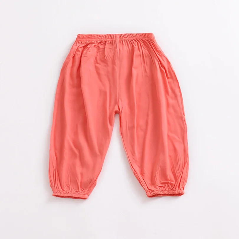 Детские противомоскитные штаны тонкие летние воздухопроницаемые штаны для малышей штаны-фонарики для мальчиков и девочек повседневные брюки для малышей От 6 месяцев до 6 лет - Цвет: Серый