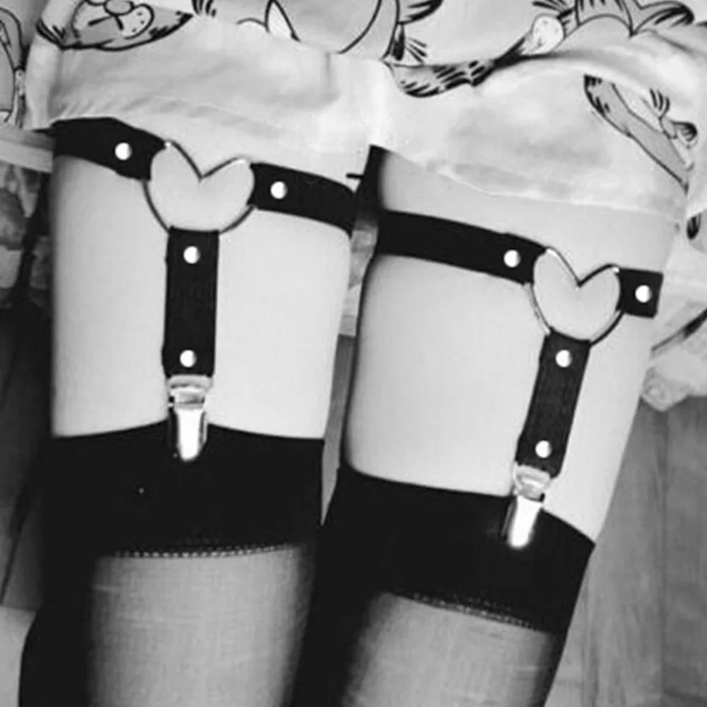 Для женщин рубашка чулок Ремни в европейском и американском стиле модные дамы регулируемый ремень для ног клип подвязки бедра чулки ремень