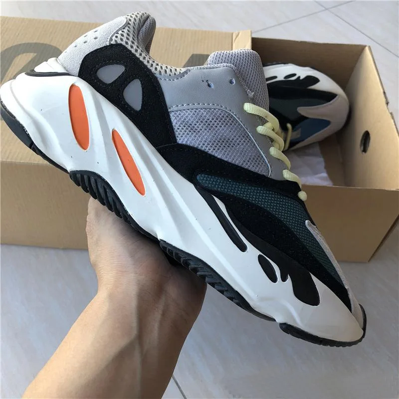 

2018 Hot Sale New Original Men Sneakers Yeezys Air 350 boost V2 Women Running Sport Shoes yeezys 700 boost 350 Wave Runner