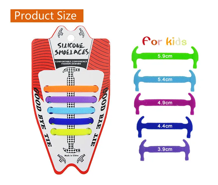 10 шт./лот детская шнурки творческий бездельник силиконовый без связали Стирка эластичные молоток обуви аксессуары для детей обувь