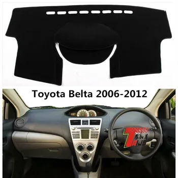 

TAIJS right hand drive car dashboard cover for Toyota Belta 2006-2012 Auto dashboard protective mat pad for Toyota Belta