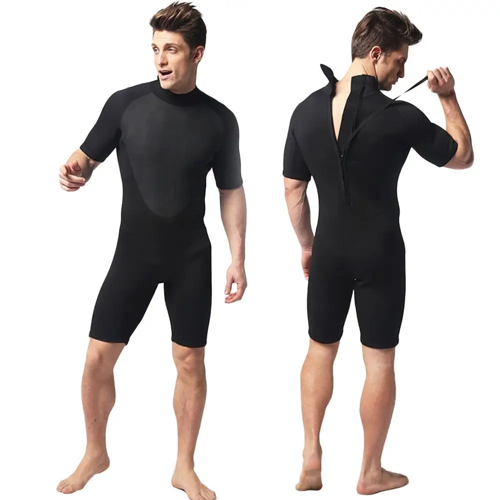 

2019 3mm One Piece Sun Protection Marine Shorty Wetsuit Swimwear for Diving Surfing Snorkeling Swimming