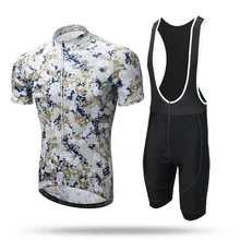Q446 Новинка г., костюм с тонкими лямками и короткими рукавами для велоспорта, летний костюм на бретельках с короткими рукавами, велотрусы с флагом