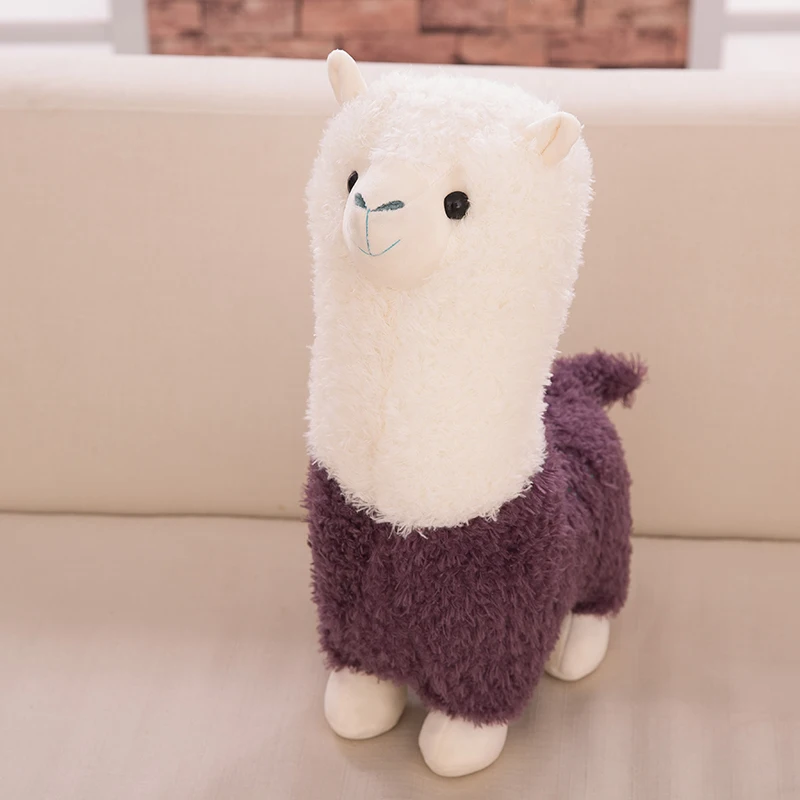 Kawaii прекрасная игрушка ламы альпаки плюша мягкую подушку куклы для детей Рождественский подарок